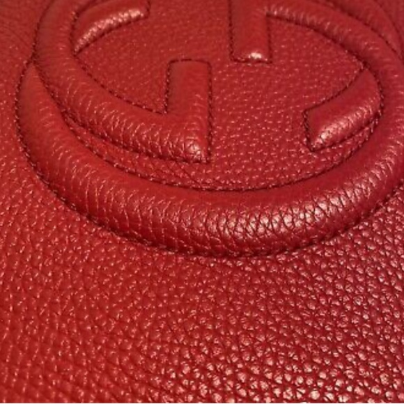 Authentic Red Gucci Soho Disco Bag ♥️ - Picture 8 of 11